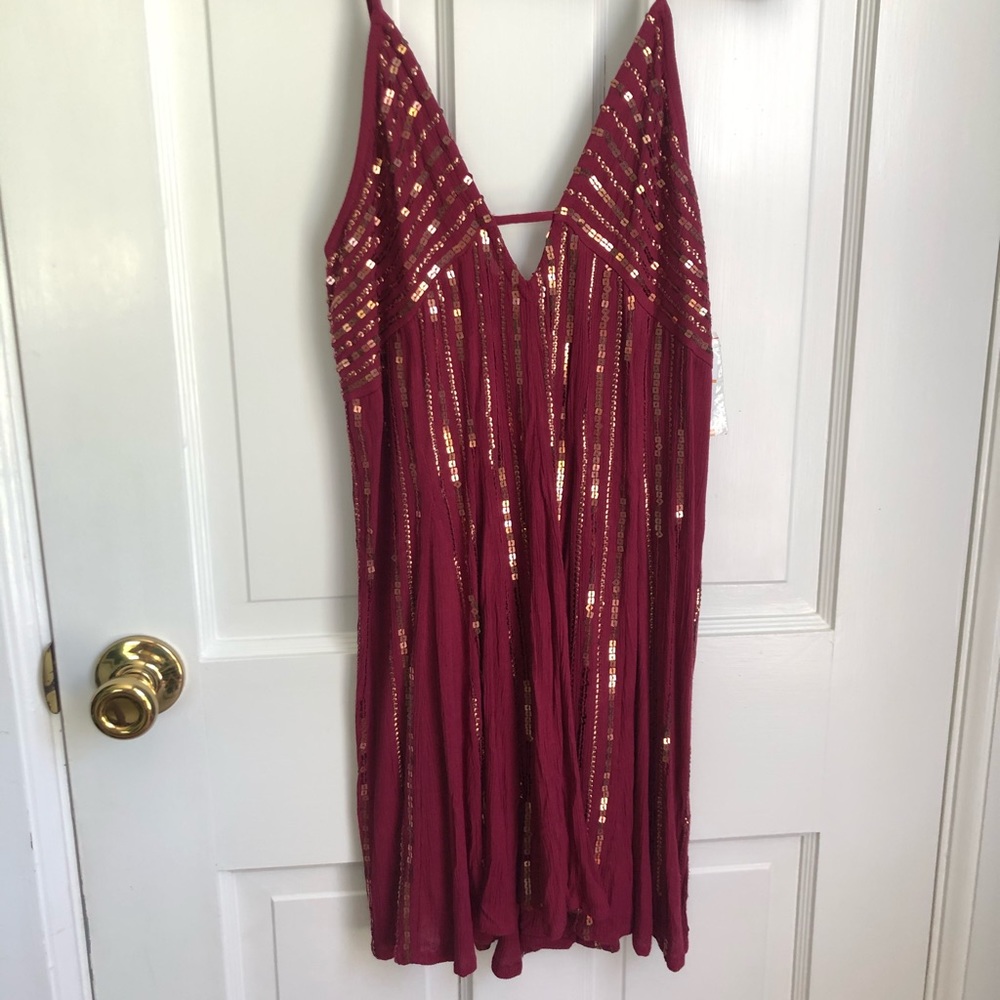 Free People- Here she is embellished slip-s